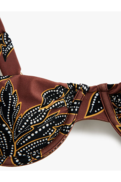 Koton Μπλουζάκι μπικίνι με λουλουδάτο σχέδιο