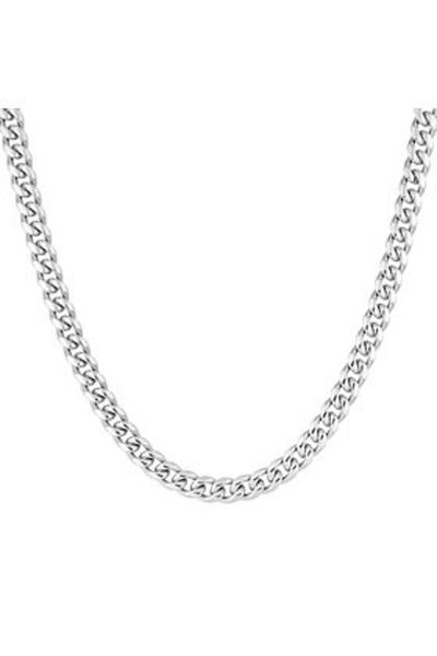 Iced Stuff lanț bărbătesc ŁAȚCUCH MIAMI CUBAN LINK 6MM argintiu