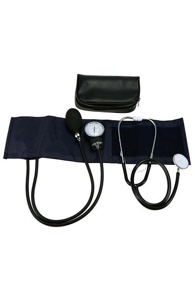 fulina Blood Pressure Stethoscope, Upper Arm Type, With Zipper Bag, Easy to Operate, Suitable for Elderly
