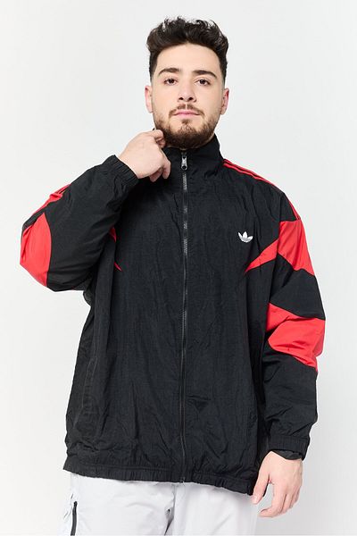 adidas Men Sportswear Fit Long Sleeve Outdoor Jacket, Black
