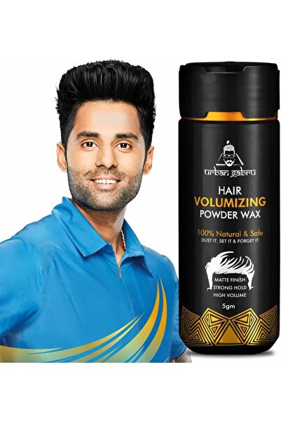 UrbanGabru بودرة تكثيف الشعر، شمع تثبيت قوي | بودرة تصفيف بلمسة نهائية غير لا...