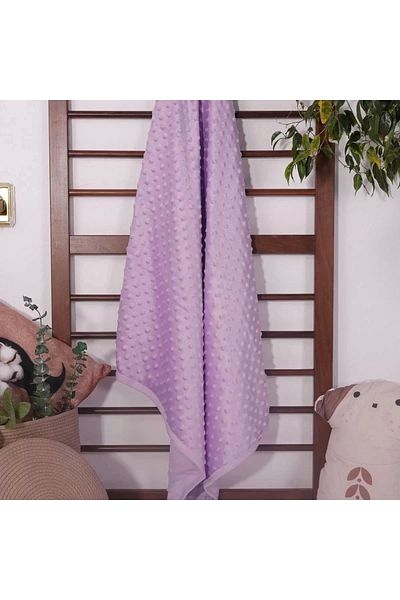 BUUDE Baby Girl Chickpea Blanket with Piping 80*90 cm