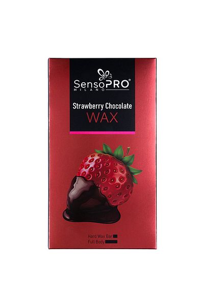 SensoPRO Milano Elastic Hair Removal Wax Strawberry Chocolate, 400g