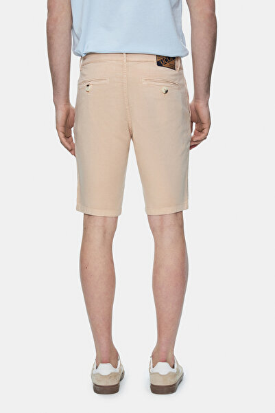 UCLA Ανδρικό σορτς VALOR Camel Gabardine Κεντημένο Standard Fit