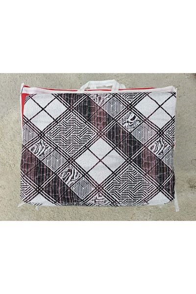 polo life Savan 4m2 Cotton Elasticless Carpet Cover, Multi-Purpose, Picnic Cover (170X245)-Checkered Powder