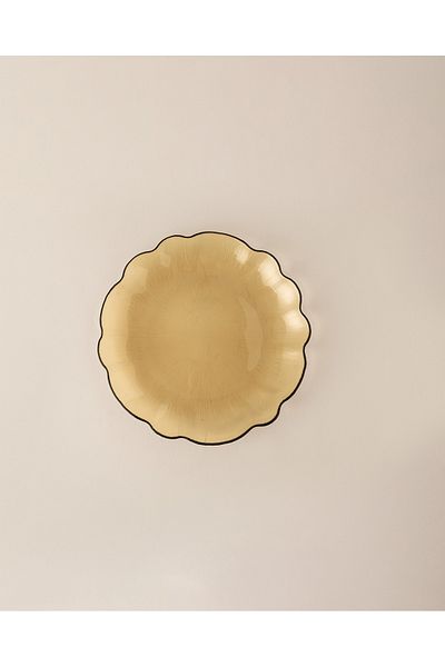Madame Coco Branche Pasta Plate - Orange - 21 cm