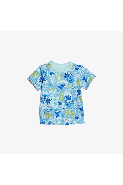 adidas Sportswear Disney Lilo&Stich Kids Blue Shorts Set