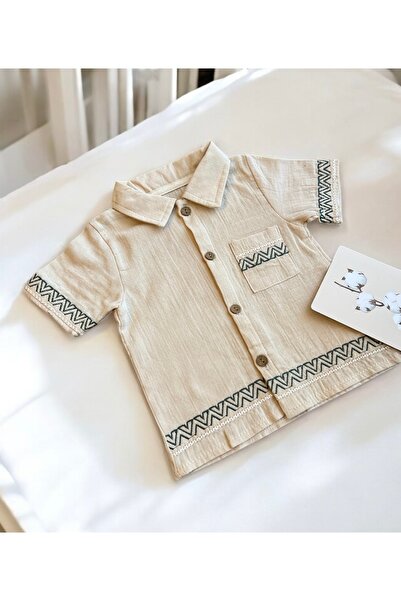 Nipperland مجموعة من قطعتين من القطن العرقي للأطفال الرضع |   طقم صيفي للأطفا...