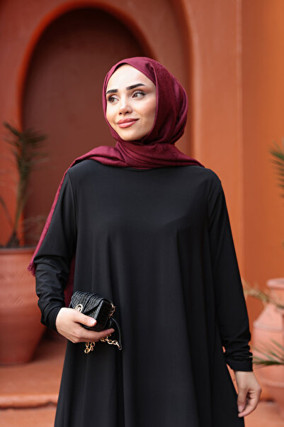 LOCCO Women's Leg Elastic Detailed Suit Black