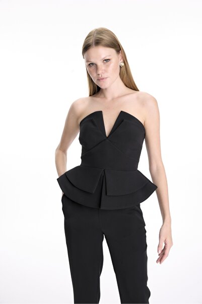 Elluso Elyne Peplum Bluz