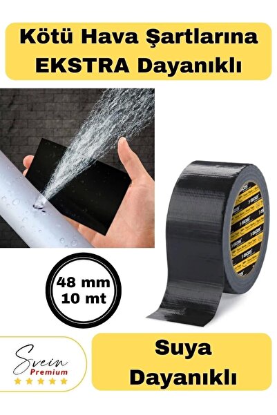 Svein Çok Amaçlı Su Geçirmez Sızdırmaz Dayanıklı Izolasyon Siyah Tamir Bandı ...