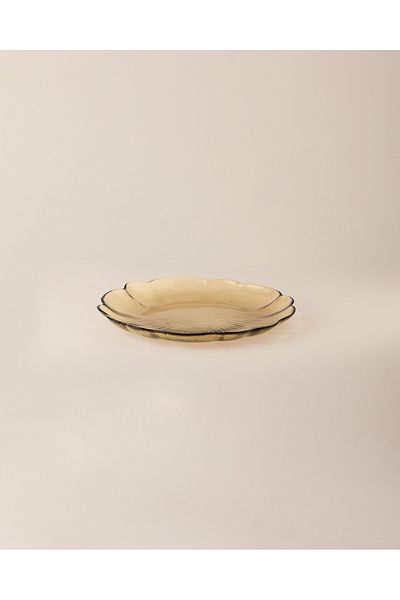 Madame Coco Branche Pasta Plate - Orange - 21 cm