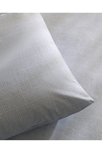 Madame Coco Odette Double 100% Cotton Ranforce Fitted Sheet Set - Blue