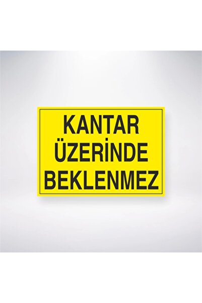 Reysa Tasarım لا تنتظر على ملصق الميزان 20X28 سم