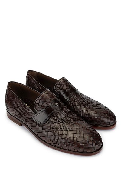 Tamer Tanca Men's Genuine Leather Brown Classic Shoes