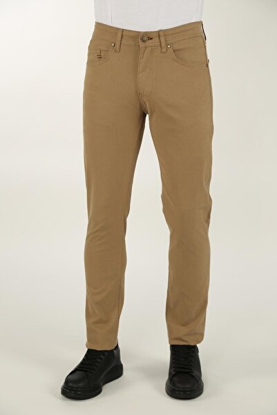 Brango Παντελόνι τζιν σε μπεζ χρώμα