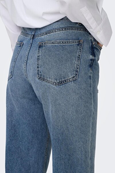 ONLY Onlella Mittlere Taille Gerade Cut Straight-Fit Jeans