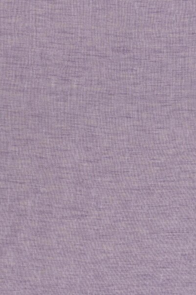 Kumaş Deposu Keten Görünümlü Polyester Lila Rengi Dokuma Kumaş