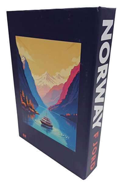 BSEYSTORE 2025-677 NORWAY FJORD Декоративна коробка для книг