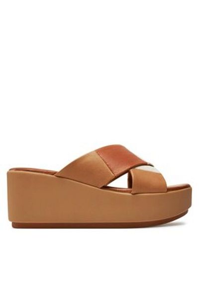 INUOVO women's flip flops 123104 brown