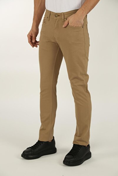 Brango Παντελόνι τζιν σε μπεζ χρώμα