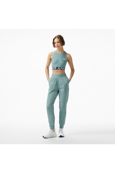 Under Armour HeatGear Rib Kadın Yeşil Bra