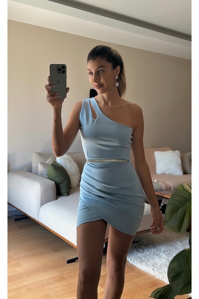 Butik Tek omuz elbise