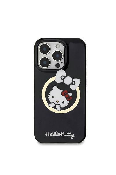 Hello Kitty Case For Iphone 16 Pro, Hardcase Iml, - Black
