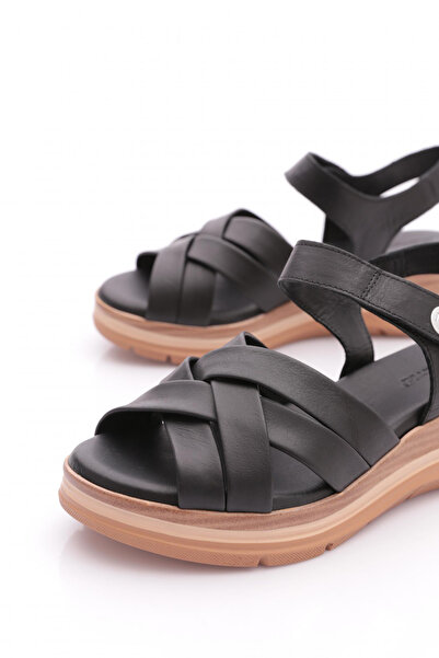 Mammamia D25ys-2940 Kadın Deri Sandalet