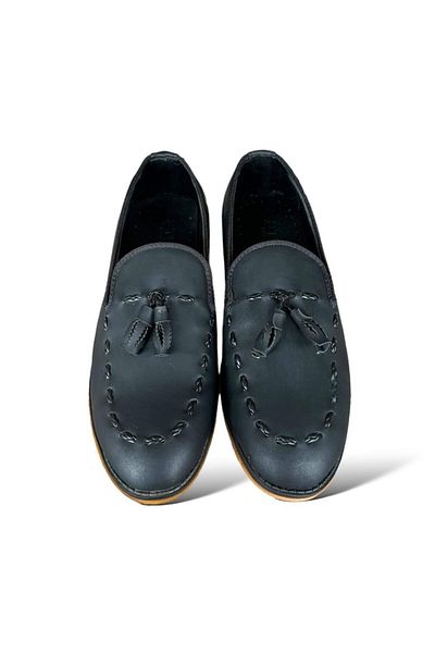 Liger Men's Classic Loafers BLACK - BLACK
