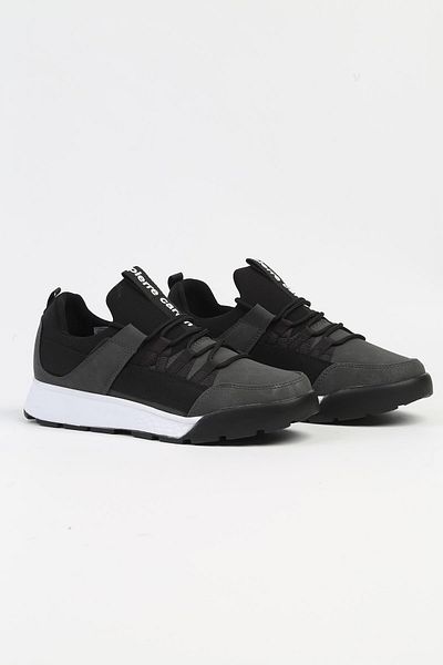Pierre Cardin Casual Lace-Up Sneakers with Straps Gray