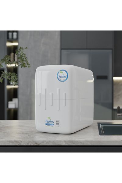Spring Water Dispozitiv de purificare a apei cu osmoză inversă (RO) în 11 etape, certificat NSF, cu rezervor de 8 litri