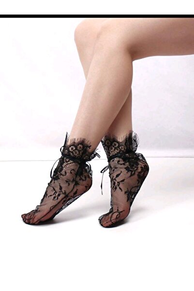 BF Bikini Fashion Чорапи с дантелена украса
