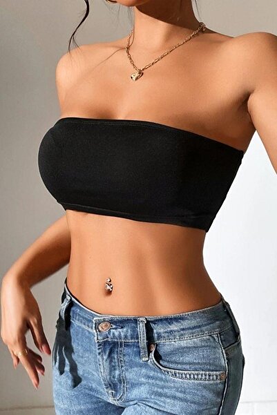 Afri Bustieră pentru femei fără bretele, neagră