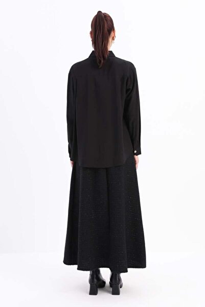 ALLDAY Stylish Buttoned Shirt with Cuff Detail