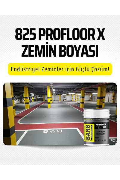 BARS Zemin Boyası, Iç Dış Mekan Uygun, Yüksek Aşınma Direnci, Geniş Renk Seçe...