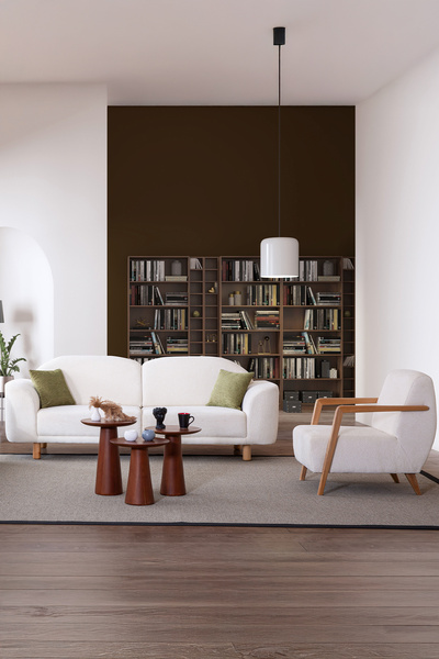 Eymense Viyana Koltuk Takımı 3+1 Beyaz