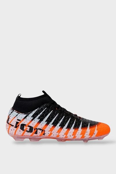 Liger Football Boots with Throat and Socks - Oranj Black