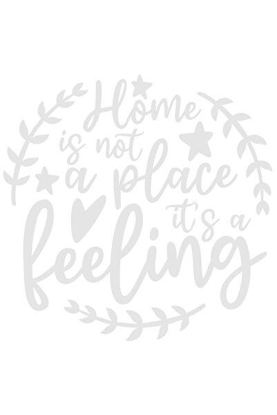 StoryGift Romania Sticker Adeziv 90CM Exterior cu stelute si ramurele cu mesa...