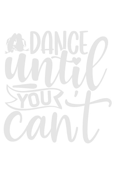 StoryGift Romania Sticker Adeziv 90CM Exterior cu mesaj care te indeamna sa dansezi pana cand nu mai poti , Viny