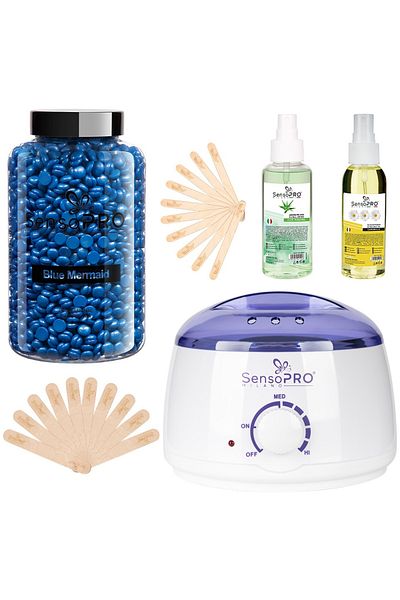 SensoPRO Milano Mermaid Premium Care Waxing Kit,