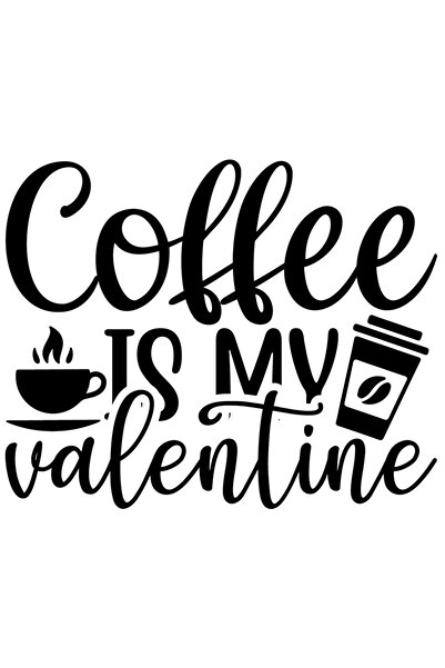 StoryGift Romania 90CM Exterior Adhesive Sticker for coffee lovers with the text in English "Coffee is my Vale"