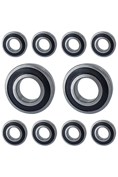 flores Rulment pentru pompa, 6208-2RS, 40 x 80 x 18 mm, 10 buc / set