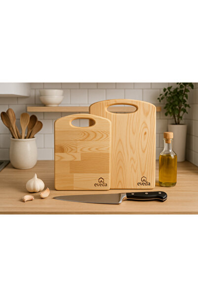 Eveda Cutting Board Set – 2 Pieces (33X24Cm & 28X20Cm)