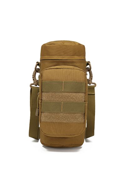 Choice Mud Color New Water Bottle Hanging Bag Camping Cycling Multi functional Shoulder Bag Sports New Wate