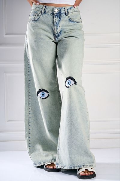 Joana Blugi Damă Oversize Albastri Cithara