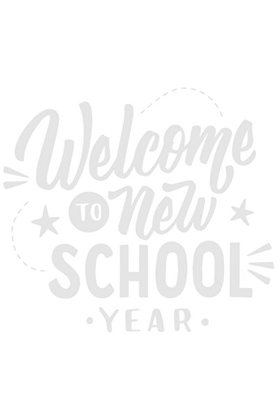 StoryGift Romania Sticker Adeziv 90CM Exterior cu mesajul "Welcome to new sch...