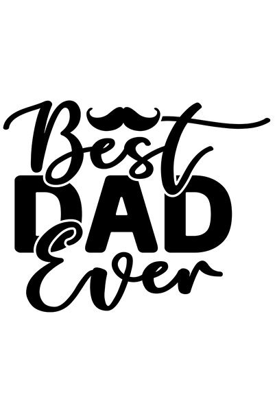 StoryGift Romania Sticker Exterior cu o mustata pentru cel mai bun tata cu me...