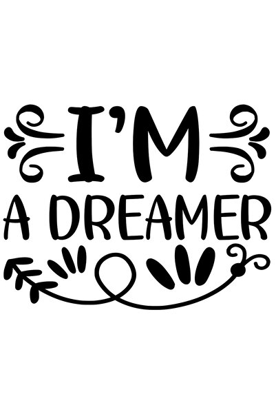 StoryGift Romania Sticker Eticheta 40CM Exterior pentru cei care sunt visator...