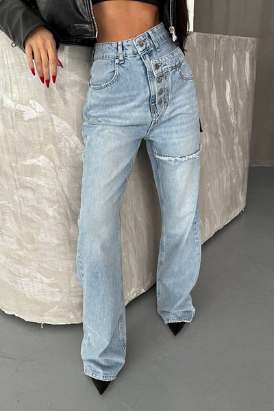 Joana Blugi Regular Fit Albastri Paisley2
